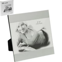 Фоторамка з металевими вставками 10×15 см  Silver 4R AL002H6S