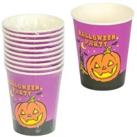 Набір паперових стаканів Halloween 10шт 62-9