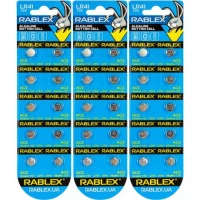 Батарейка RABLEX таблетка 1.5V AG3 (LR41) Батарейка RABLEX таблетка 1.5V AG3 (LR41)