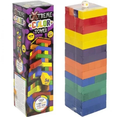 Настільна гра Вежа 5+ Extreme Color Tower G-ECT-01U/ДТ-ЛА-06-50