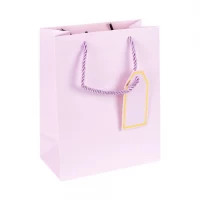 Пакет подарунковий 31х42х12см однотонний LIGHT PURPLE HL-1987 Пакет подарунковий 31х42х12см однотонний LIGHT PURPLE HL-1987