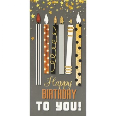 Конверт для грошей вітальний Happy birthday to you! КВ 24-167