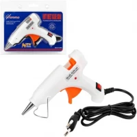 Пістолет для сухого клею JQ2036White-20W D-0,7см з вимикачем та індикатором 13*11*2,5см Пістолет для сухого клею JQ2036White-20W D-0,7см з вимикачем та індикатором 13*11*2,5см