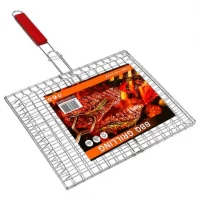 Решітка-гриль для барбекю 40*35см з ручкою та фіксатором XY818