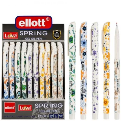 Ручка масляна Ellott Luva Spring ET-1905-50 синя Ручка масляна Ellott Luva Spring ET-1905-50 синя