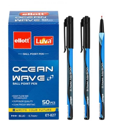 Ручка кулькова Ellott ET-827-50 Ocean Wave синя Ручка кулькова Ellott ET-827-50 Ocean Wave синя