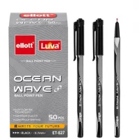 Ручка кулькова Ellott ET-827-50 Ocean Wave чорна