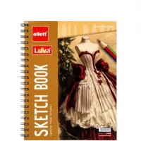 Альбом для ескізів А5 160 г/м² Sketch Book ETBZ-011-16K на спіралі Альбом для ескізів А5 160 г/м² Sketch Book ETBZ-011-16K на спіралі