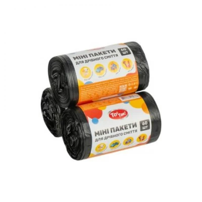 Пакет для дрібного сміття 28х35 60 штук Міні Top Pack Пакет для дрібного сміття 28х35 60 штук Міні Top Pack