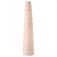 Набір подарункових коробок 10шт круглих 2816-2-Beige