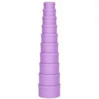 Набір подарункових коробок 10шт круглих 2816-1-Purple