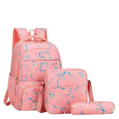 Рюкзак шкільний із сумкою та пеналом BB-626 PINK Рюкзак шкільний із сумкою та пеналом BB-626 PINK