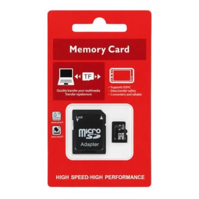 Карта пам'яті microSD 8ГБ з SD-адаптером AD26-55