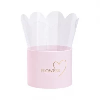 Коробка для квітів 10*10*8см 1007-White