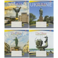 Зошит кольоровий 24 аркуші, клітинка 3956 Зошит кольоровий 24 аркуші, клітинка 3956