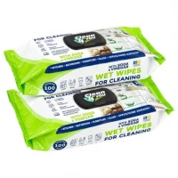 Вологі серветки для прибирання 100шт ТМ Clean4You Smart універсальні з содою та оцтом 740212 Вологі серветки для прибирання 100шт ТМ Clean4You Smart універсальні з содою та оцтом 740212