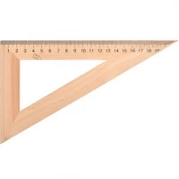 Трикутник (косинець) 22см дерев'яний (60*90*30)TD-22693