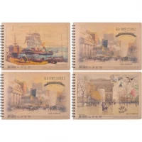 Альбом для малювання A5 KRAFT 40 аркушів, 120г/м² спіраль Альбом для малювання A5 KRAFT 40 аркушів, 120г/м² спіраль