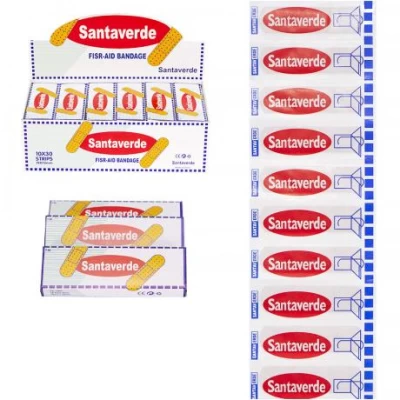 Пластир бактерицидний 7*1,8см 300шт Santaverde X1-54 Пластир бактерицидний 7*1,8см 300шт Santaverde X1-54
