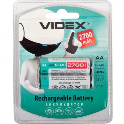 Акумулятори VIDEX АА 2700 перезаряджувані V-291819