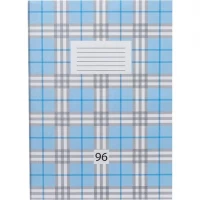Книга канцелярська А4 Графіка 96арк., клітинка, офсет, скоба КН4496К Книга канцелярська А4 Графіка 96арк., клітинка, офсет, скоба КН4496К