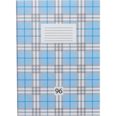 Книга канцелярська А4 Графіка 96арк., клітинка, офсет, скоба КН4496К Книга канцелярська А4 Графіка 96арк., клітинка, офсет, скоба КН4496К