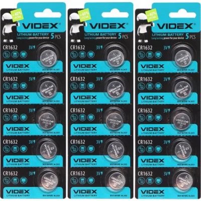 Батарейка Videx таблетка CR1632 V-291635
