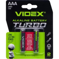 Батарейка Videx LR03 / AAA 2pcs Alkaline TURBO