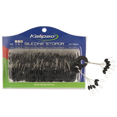 Стопор Kalipso черный L (1*6*100шт)