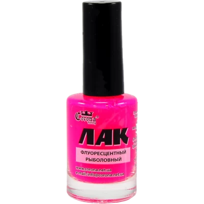 Лак рыболовный флуоресцентный Corona розовый