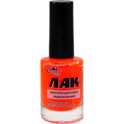 Лак рыболовный флуоресцентный Corona оранжевый
