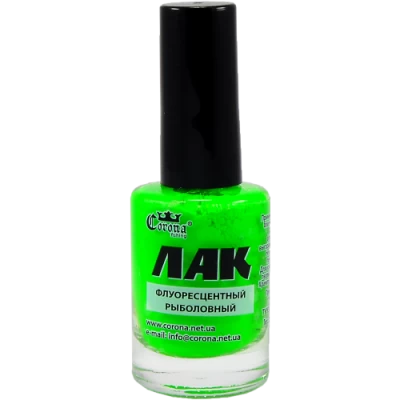 Лак рыболовный флуоресцентный Corona зеленый