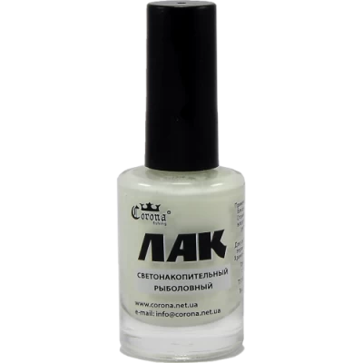 Лак рыболовный флуоресцентный Corona белый