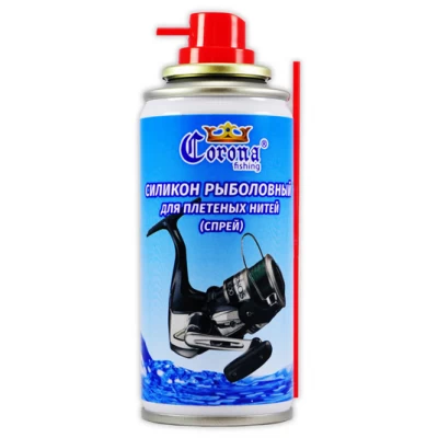 Рыбацкий силикон спрей Corona для плетеных нитей