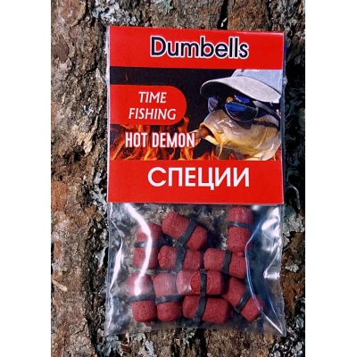 Мини-бойлы TimeFishing dumbells Специи Hot Demon 7*14 (10шт.)