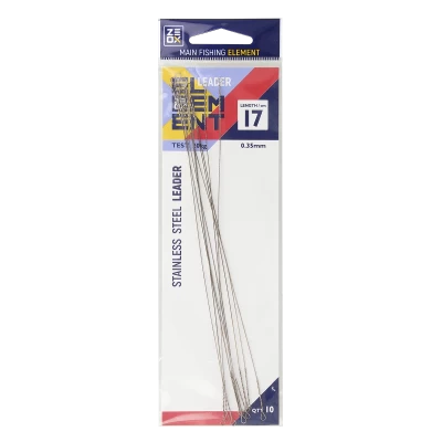 Поводок Zeox струна 20см 0.40мм 26кг (10шт)