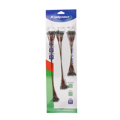 Набор стальных поводков Kalipso 7x7 (60шт.) американка