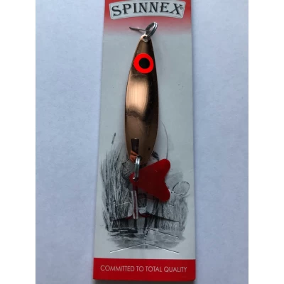 Блесна Spinnex Krocodile 16g bronze red eye