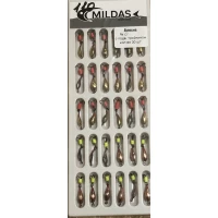 Блесна Mildas с подвесным тройником блистер №0 (30 шт.)