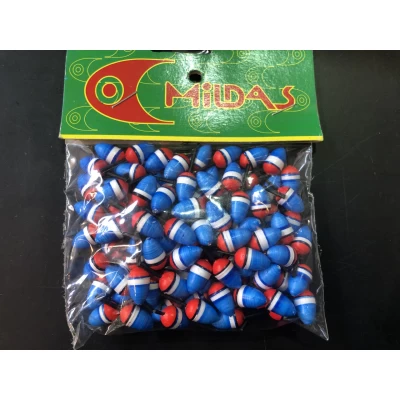 Поплавок зимний Mildas #3 синий (100шт) Поплавок зимний Mildas #3 синий (100шт)