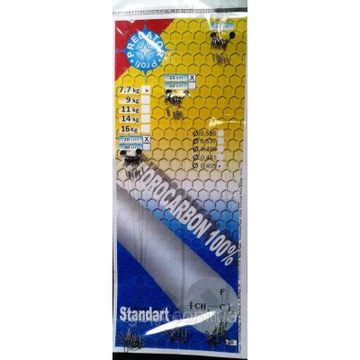 Поводки на хищника Predator fluorocarbon (24шт) 11kg