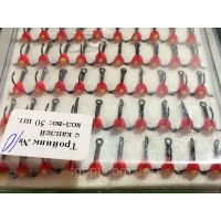 Тройник Mildas с красной каплей №10 (50шт.)