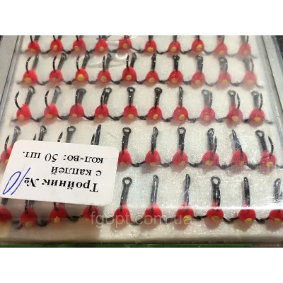 Тройник Mildas с красной каплей №10 (50шт.) Тройник Mildas с красной каплей №10 (50шт.)