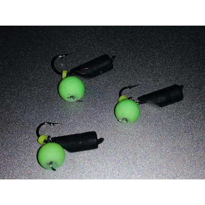 FG Столбик со спилом BLACK Ø3 подвесной шар лайм