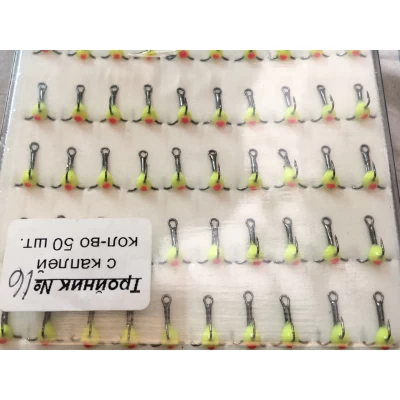 Тройник Mildas с желтой каплей №16 (50шт.) Тройник Mildas с желтой каплей №16 (50шт.)