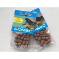 Мини-бойлы TimeFishing dumbells Фиш-микс 7*14 (10шт.)