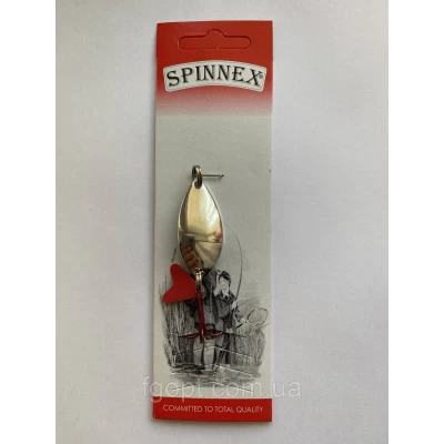 Блесна Spinnex Perch 8g gold smooth