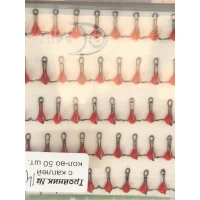 Тройник Mildas с красной каплей №14 (50шт.)