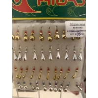 Мормышка Mildas паяная КУКОЛКА (40шт.)