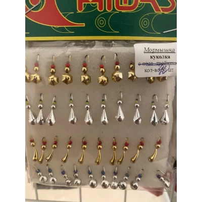Мормышка Mildas паяная КУКОЛКА (40шт.) Мормышка Mildas паяная КУКОЛКА (40шт.)